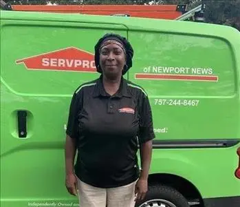 Tina Smallwood, team member at SERVPRO of Newport News