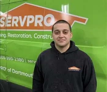 Stephon Mendes, team member at SERVPRO of Fall River