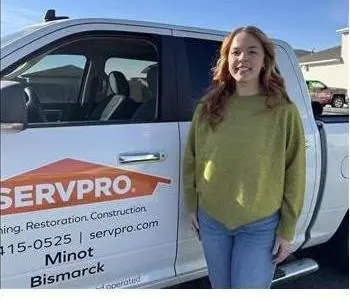 Ashley Mogard, team member at SERVPRO of Bismarck