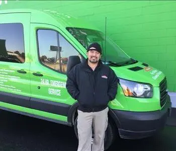 Andres Garcia, team member at SERVPRO of Providence
