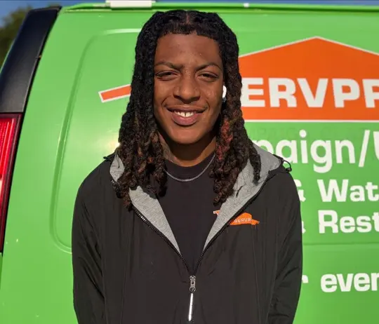 Raheim Dickerson, team member at SERVPRO of Vermilion County