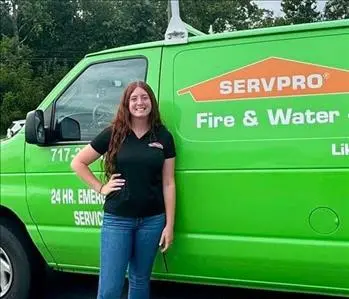 Haylee D, team member at SERVPRO of Chambersburg and Gettysburg